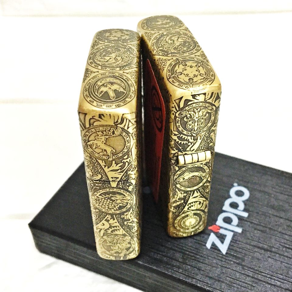 (HOT) BẬT LỬA ZIPPO MỸ , ĐỒNG KHẮC 5 MẶT