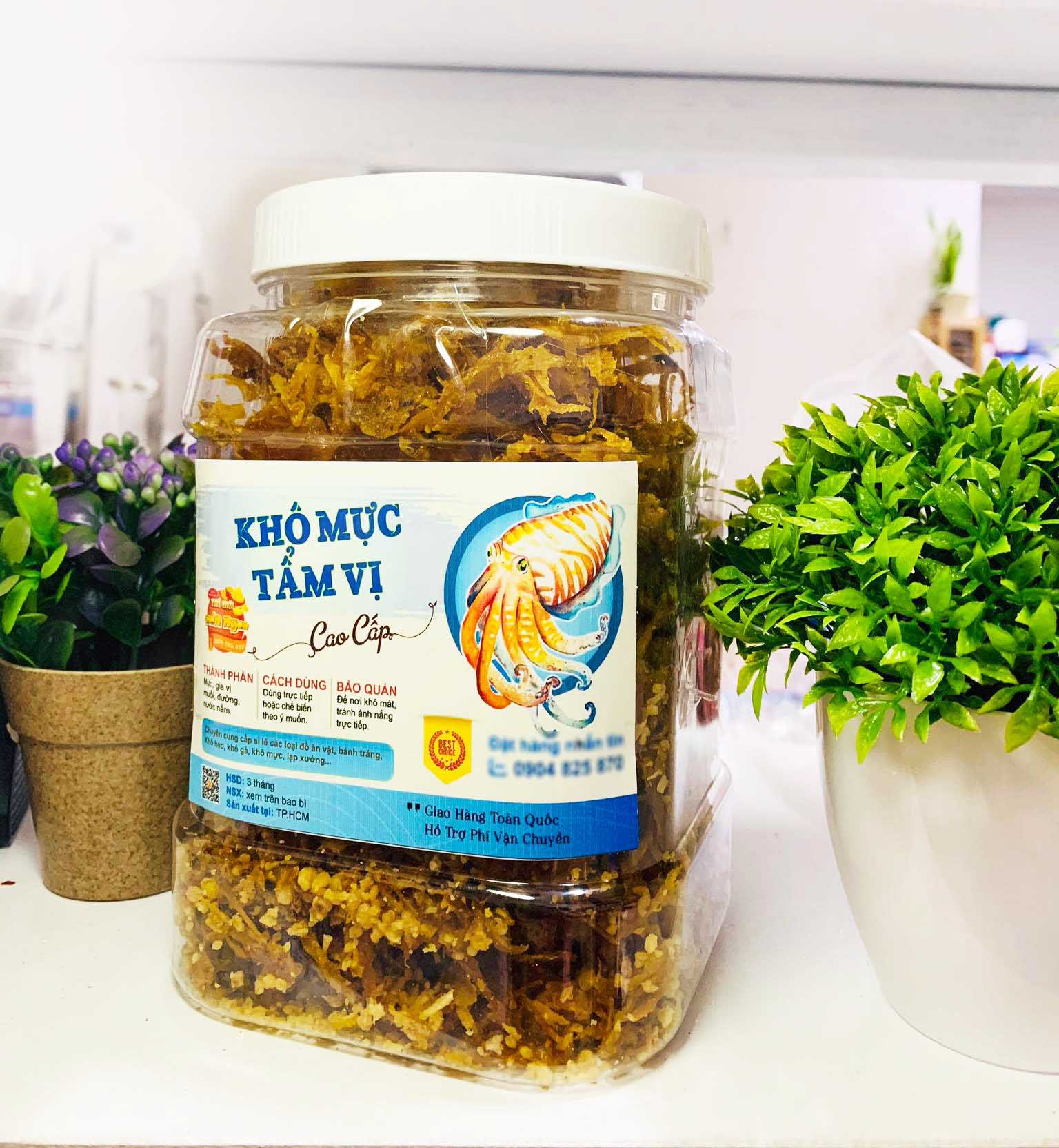500GR MỰC TẨM ĂN LIỀN