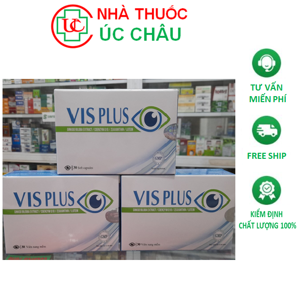 Viên uống bổ mắt Visplus (Hộp 30 viên)