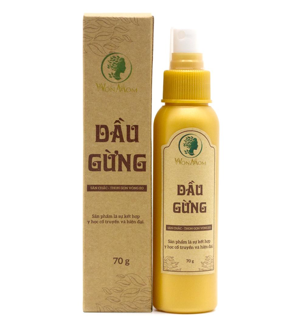 Dầu gừng Massage bụng Wonmom