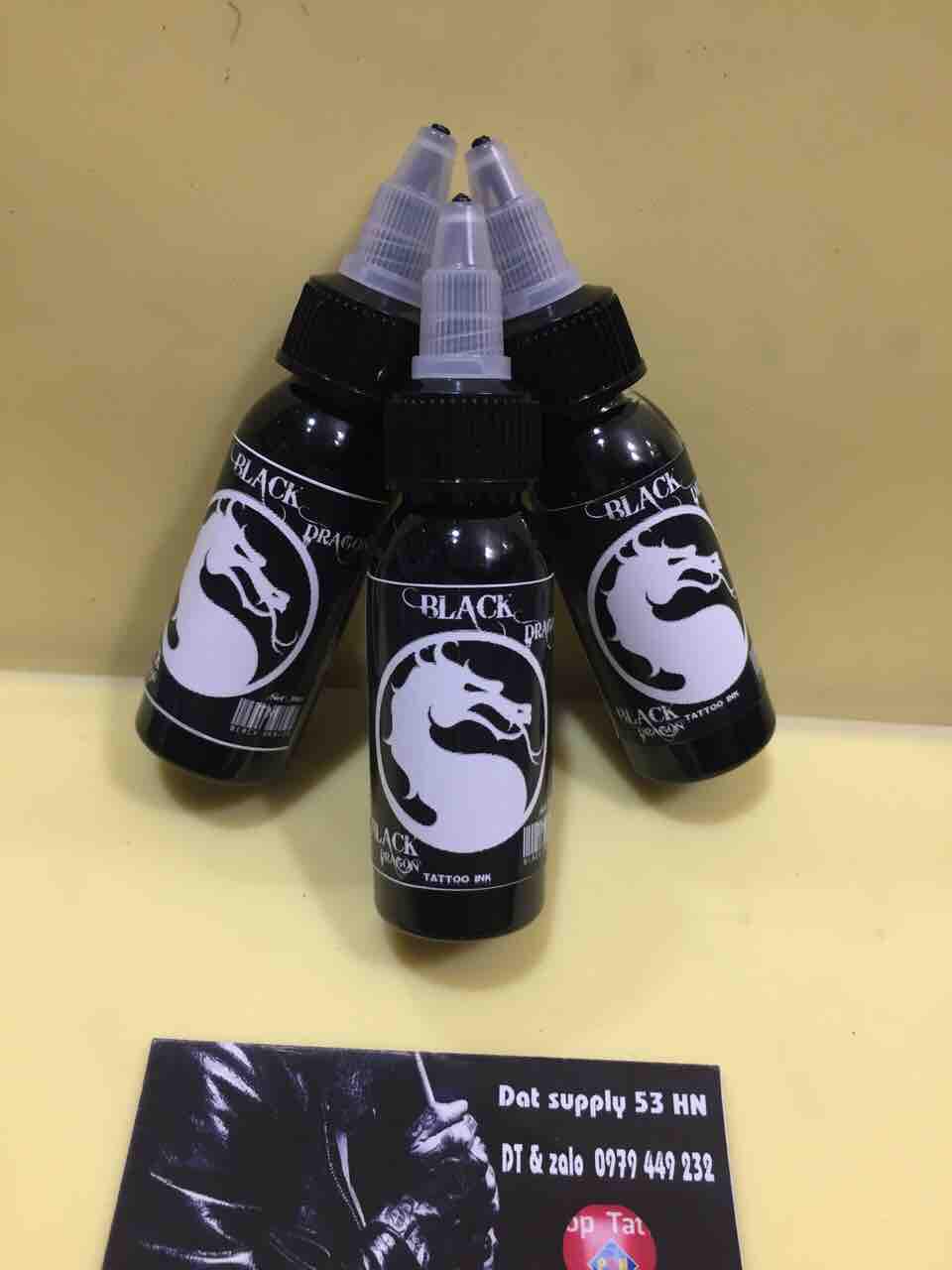 Mực xăm hình siêu đen Black Dragon 30ml 189k/1 lọ