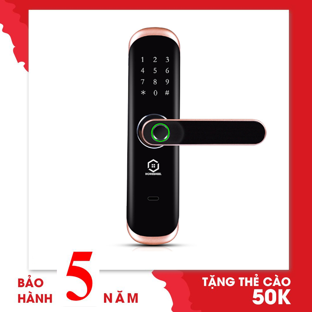 [HCM]Khóa vân tay Smart Lockdoor Homesheel L1
