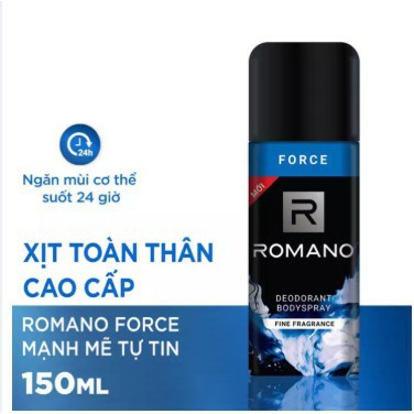 XỊT KHỬ MÙI ROMANO 150ml