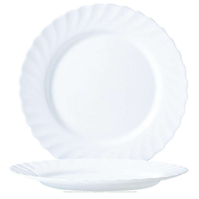 Set 04 Dĩa thuỷ tinh luminarcc siêu đẹp 23cm