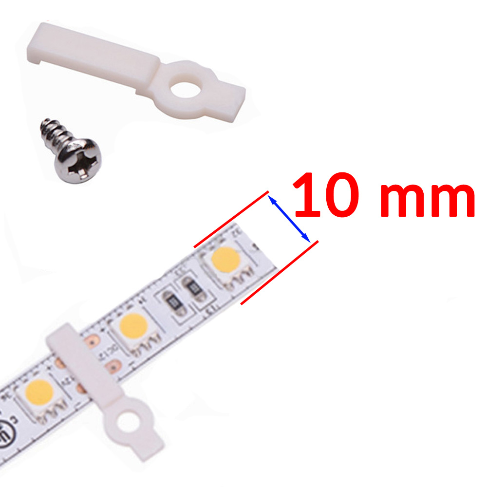 Cố Định Dây LED 8mm/10mm/12mm với đinh ốc [Combo 10]