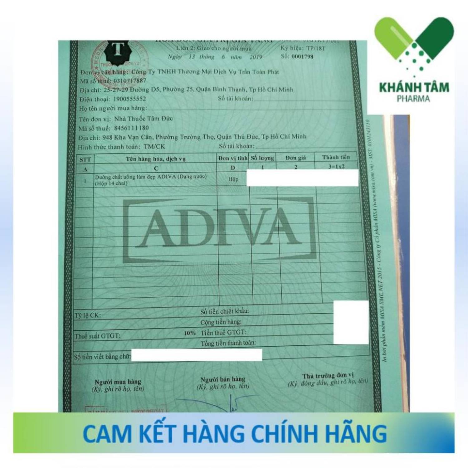 [Date mới ƞhất] COLLAGEN ADIVA GOLD - Nước uống collagen [colagen]