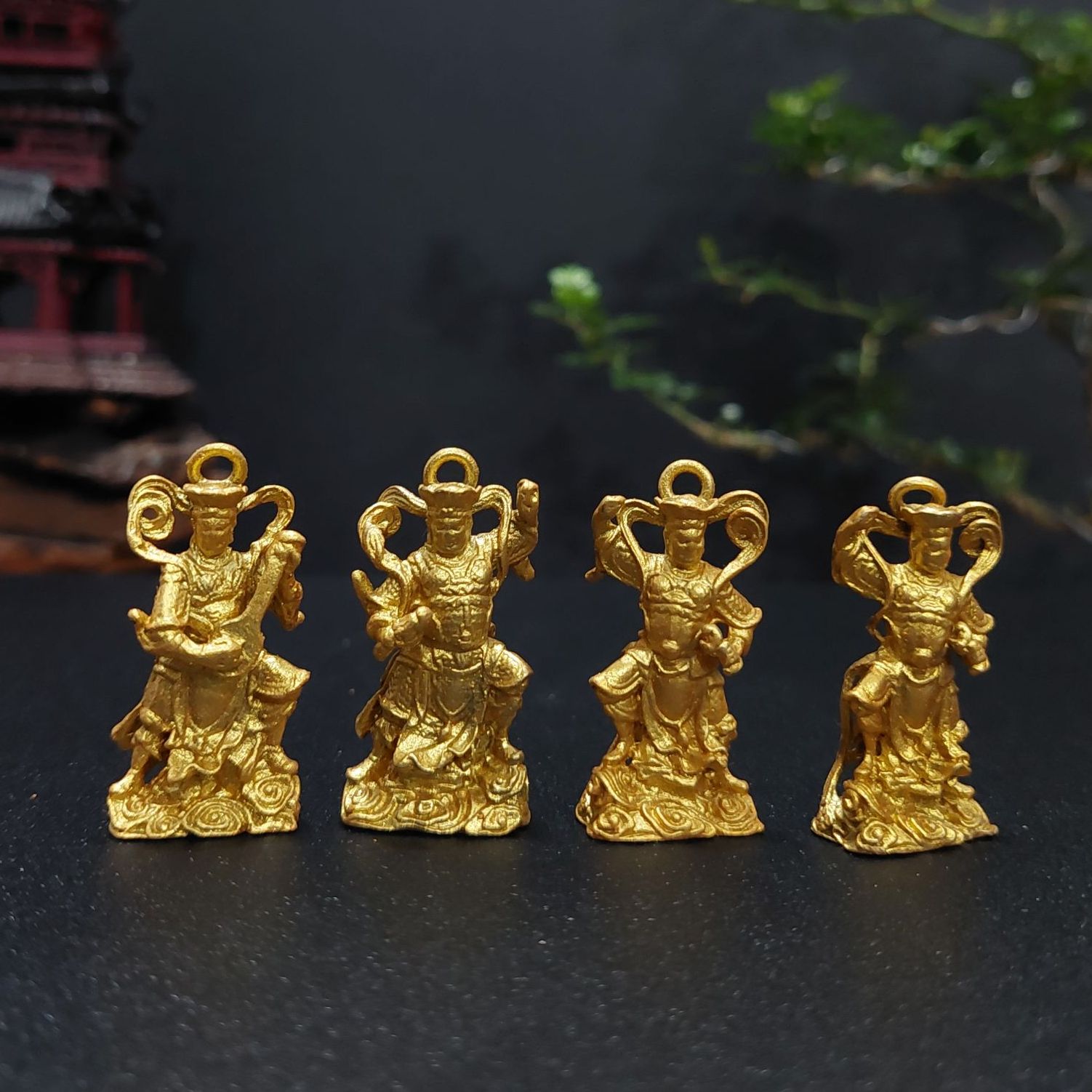 Tượng đồng tứ đại thiên vương phong thủy an kỳ