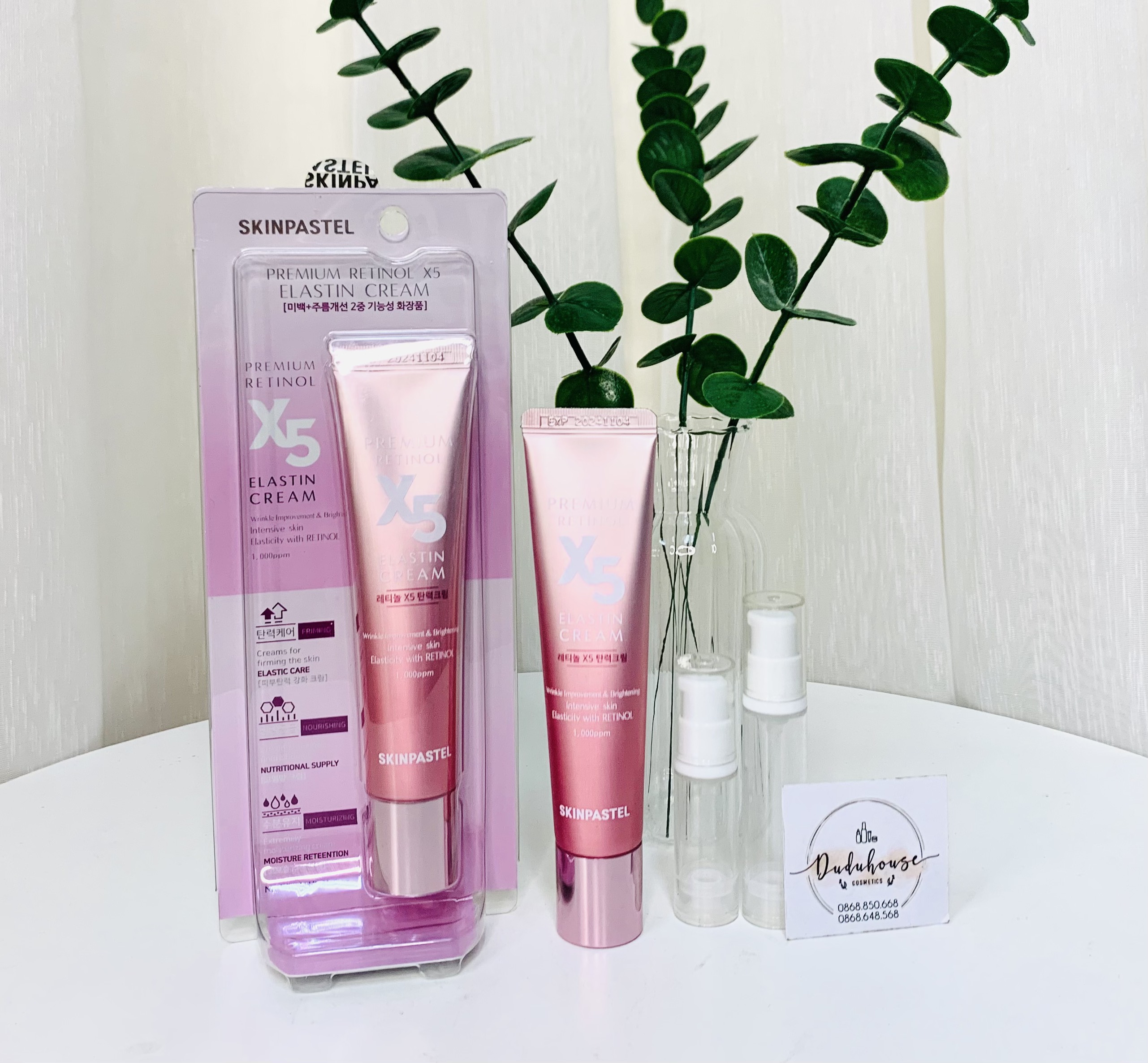 Kem trẻ hoá da Retinol X5 Elastin Cream 30ml ( Full - Chiết )