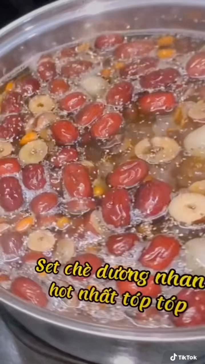 Chè Dưỡng Nhan ( Sét nấu 10 đến 12 chén chè) Thơm Ngon