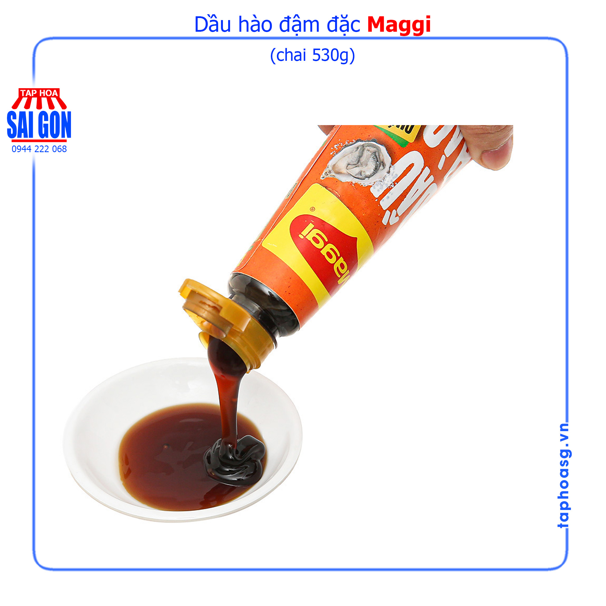 Dầu hào Maggi đậm đặc chai 530g