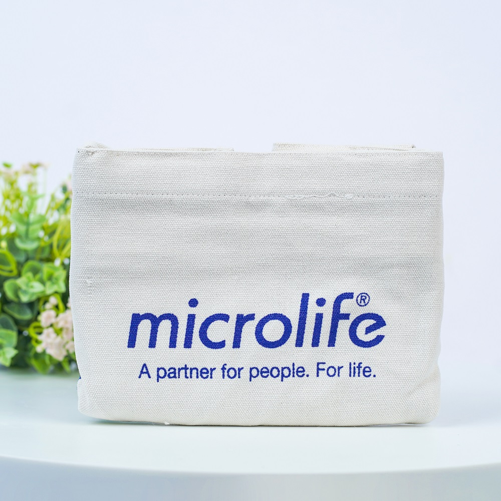 Túi ote Vải Canvas Microlife Cao Cấp, Có Khóa Kéo