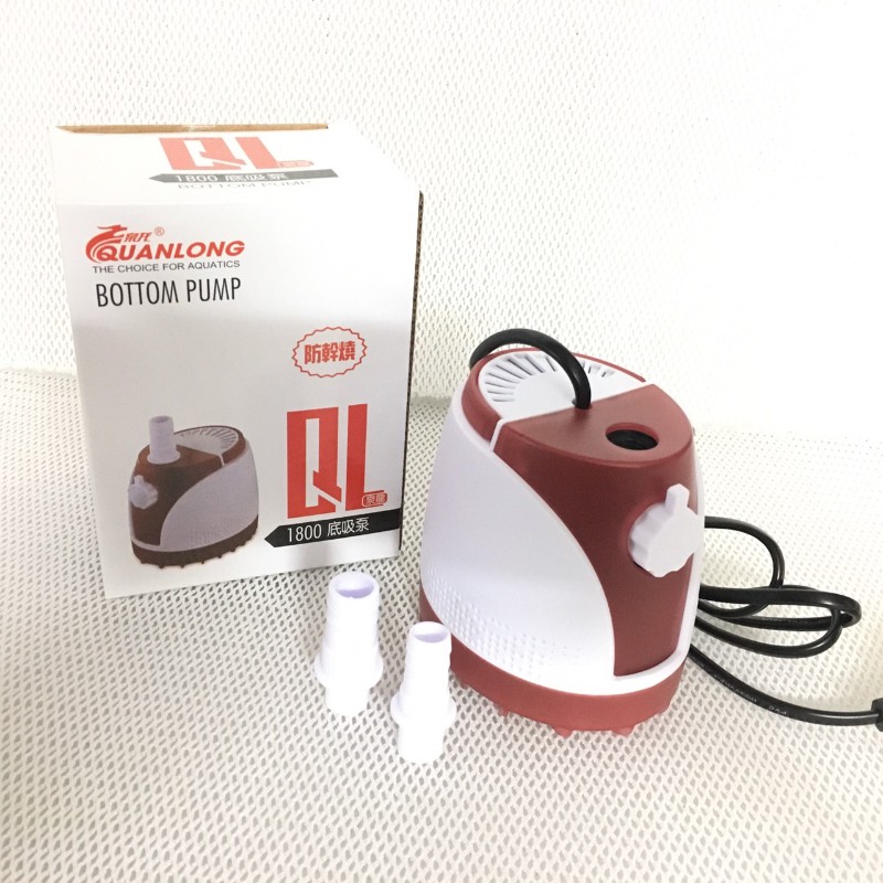 Máy Bơm Nước Quanlong QL-1800 - Bơm Hút Cặn Hồ Cá