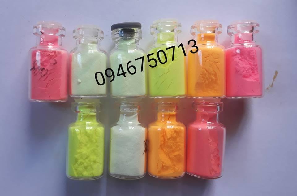 combo 20 lọ bột dạ quang kèm sơn pha