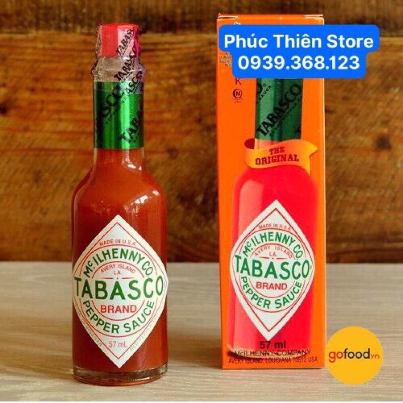 Tương ớt tabasco 60ml/ Pepper sauce tabasco 60ml