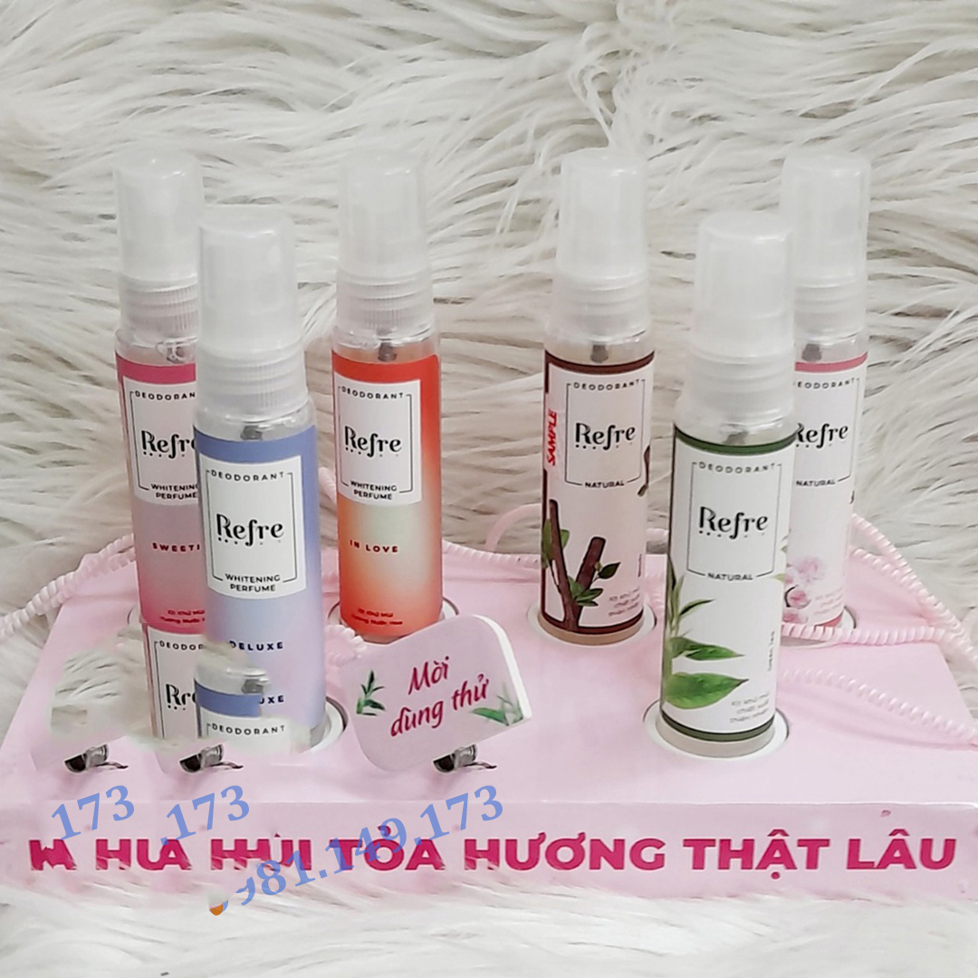 Xịt khử mùi hương nước hoa Refre 30ml