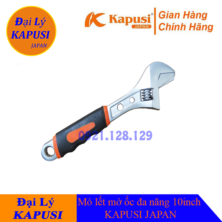 Mỏ lết, Mỏ mở ốc đa năng 10inch KAPUSI JAPAN
