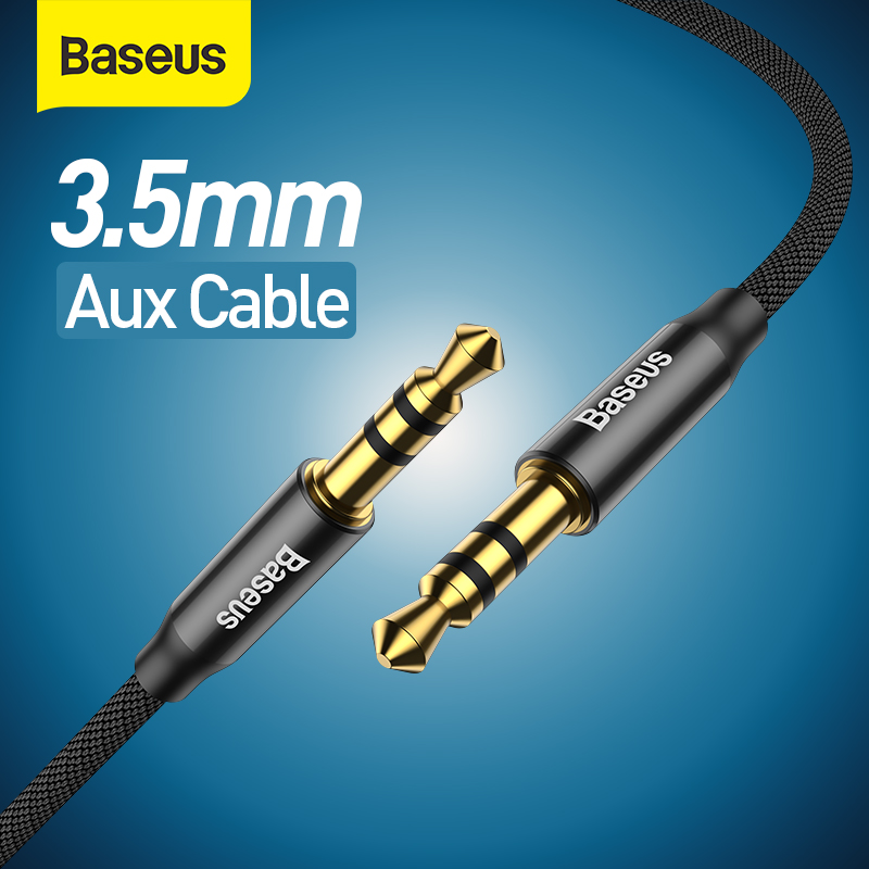 Baseus Cáp AUX Cáp âm thanh giắc cắm 3,5 mm đến giắc cắm 3