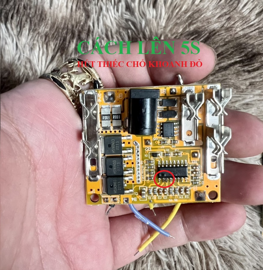 Mạch 4s makita 14.4v - 65a bảo vệ pin li-ion 3.7v