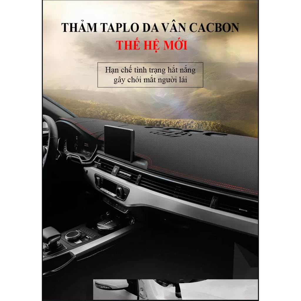 Thảm taplo ATTRAGE 2016-2021 da dập vân carbon