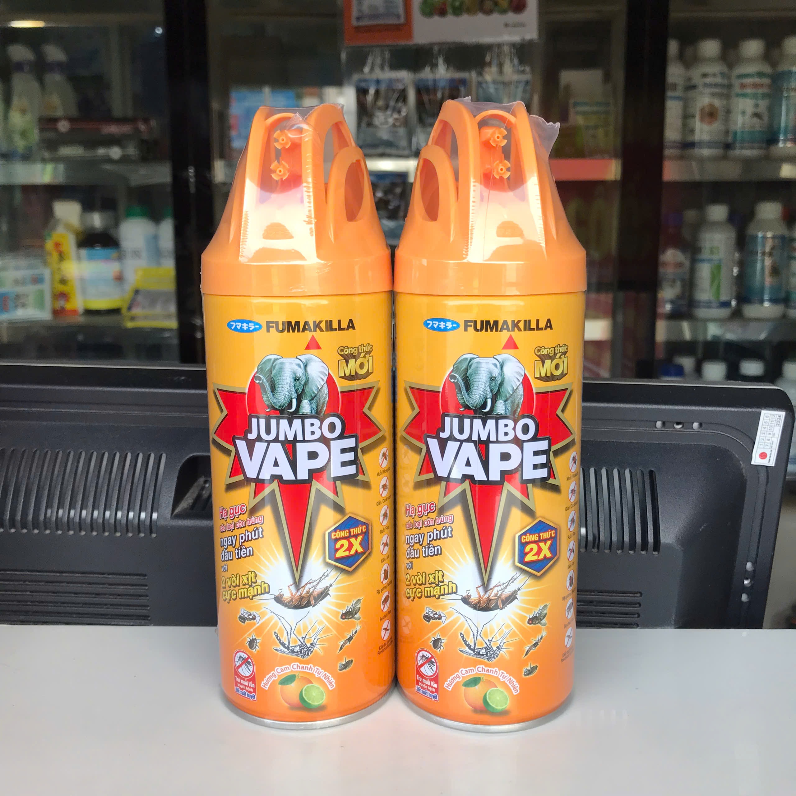 Bình xịt muỗi và côn trùng  jumbo vape G1 hương ngẫu nhiên (Chai 300ml)