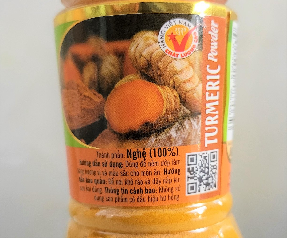 [Lọ 60g] BỘT NGHỆ Gold [VN] ÔNG CHÀ VÀ Turmeric Powder