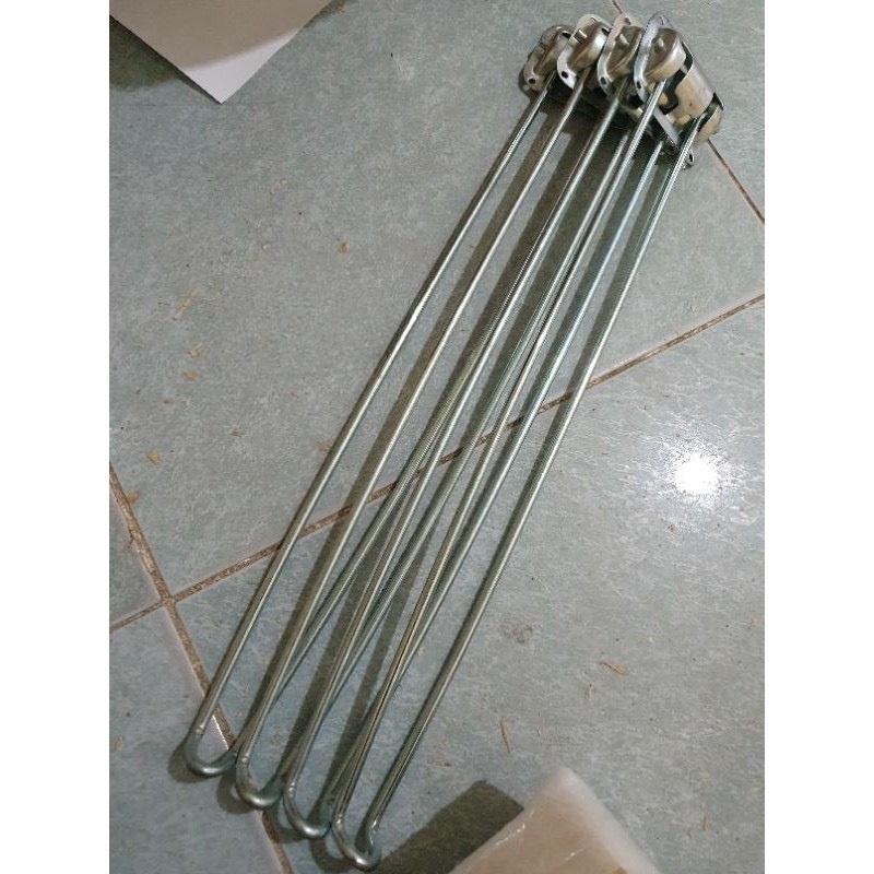 Chân bàn xếp gấp gọn xi mạ kẽm (bộ/4 chân)