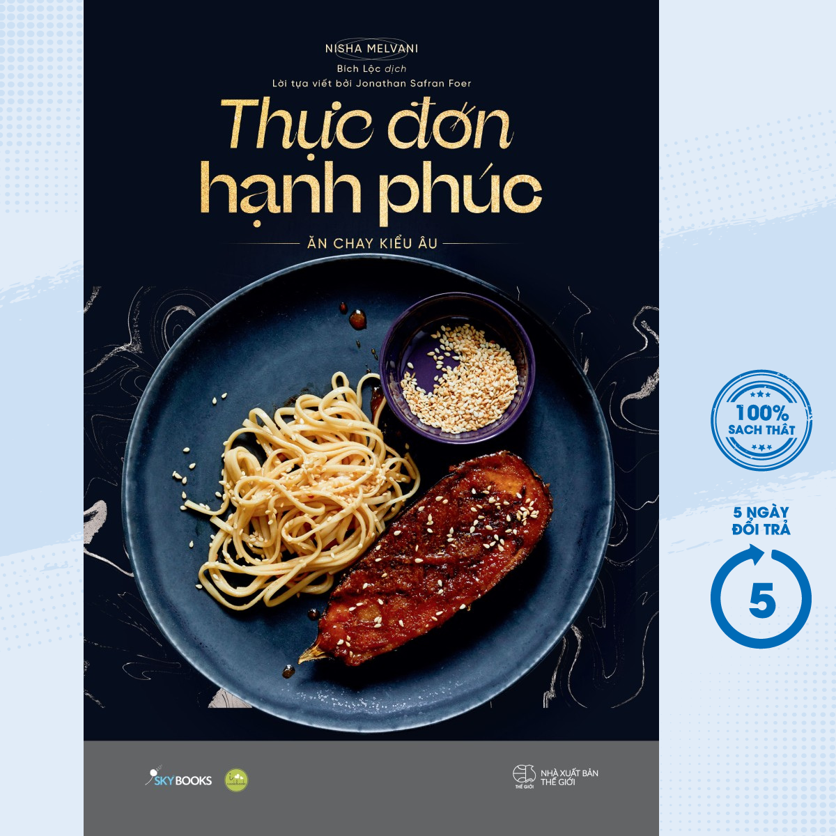 Sách - thực đơn hạnh phúc - ăn chay kiểu âu - az - newshop