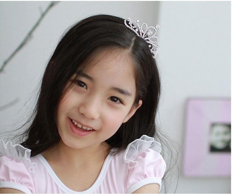 Băng đô vương miện đính đá Hàn Quốc