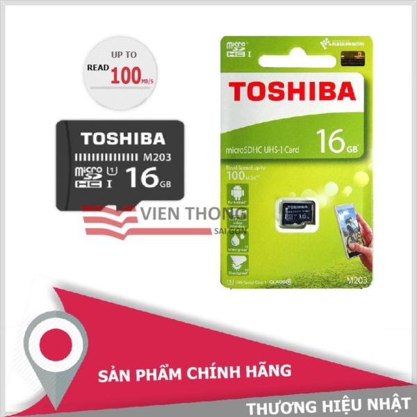 Thẻ nhớ 16GB tốc độ cao Toshiba UHS-1 Micro SDHC Class10