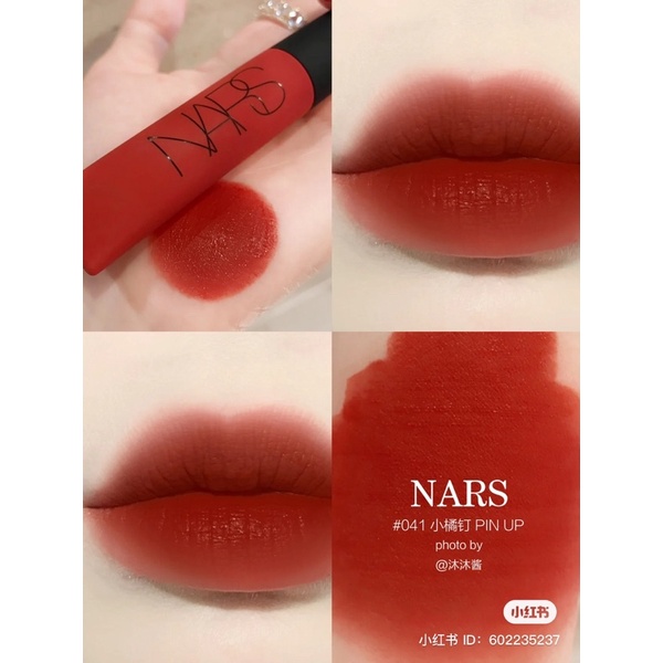 Son nars kem màu pin up-son màu đỏ đất