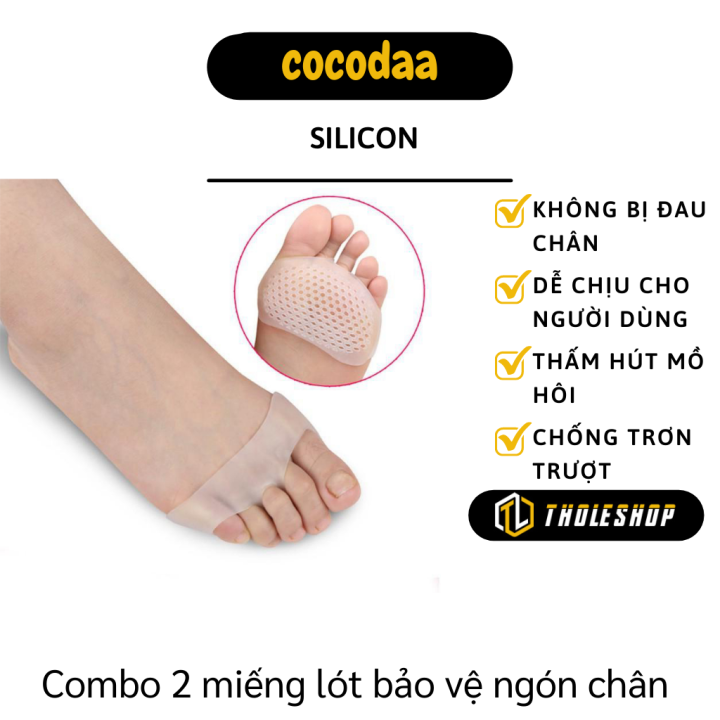 Miếng Lót Mũi Chân - Cặp Miếng Lót Mũi Xỏ Ngón Chân Chống Chai Chân Silicone - Lót Giảm Đay Khi Sử Dụng Giày Cao Gót