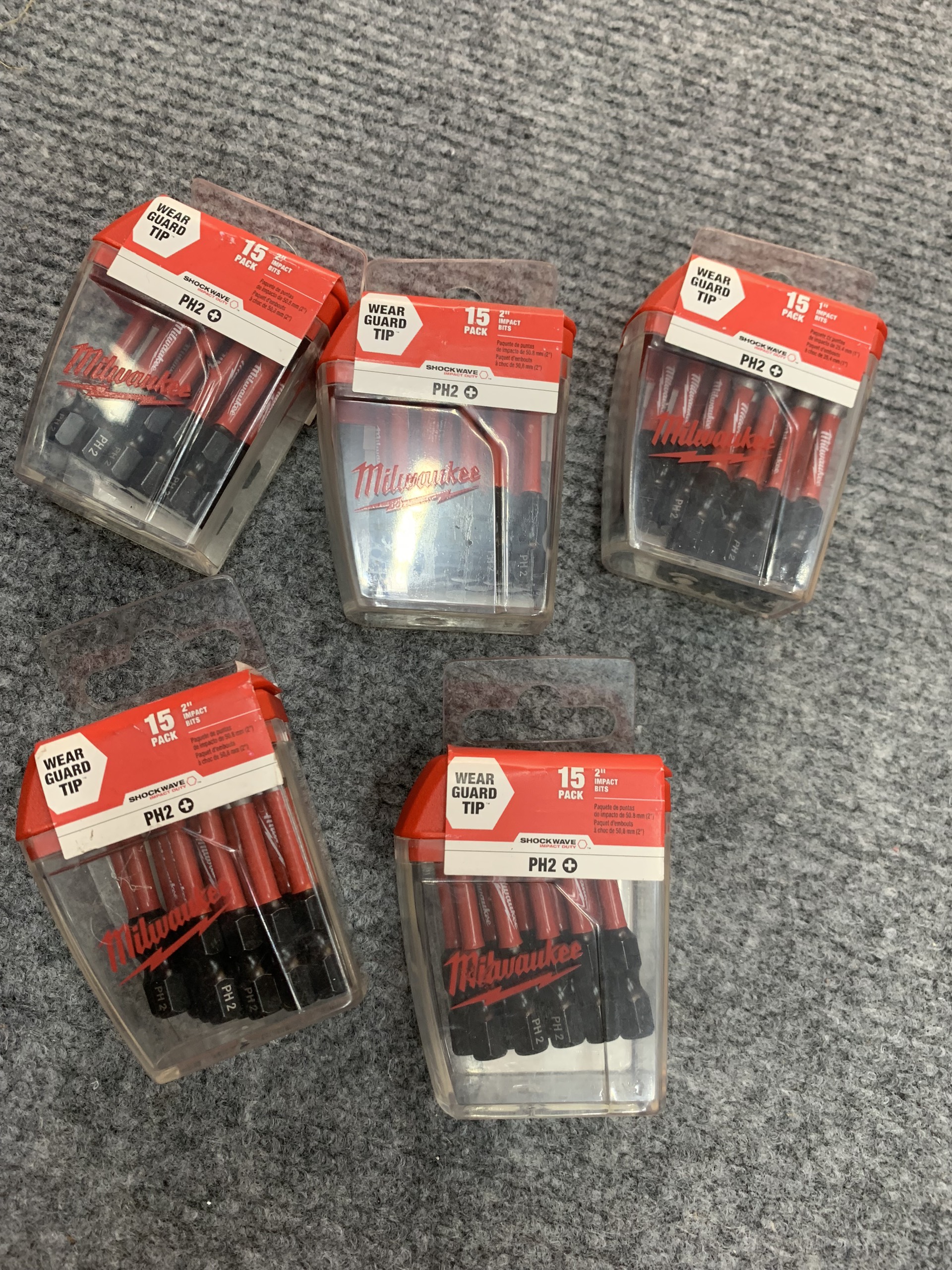Mũi bắn vít PH2 dài 5cm Milwaukee ( loại 1 đầu ,chuẩn ngắn)