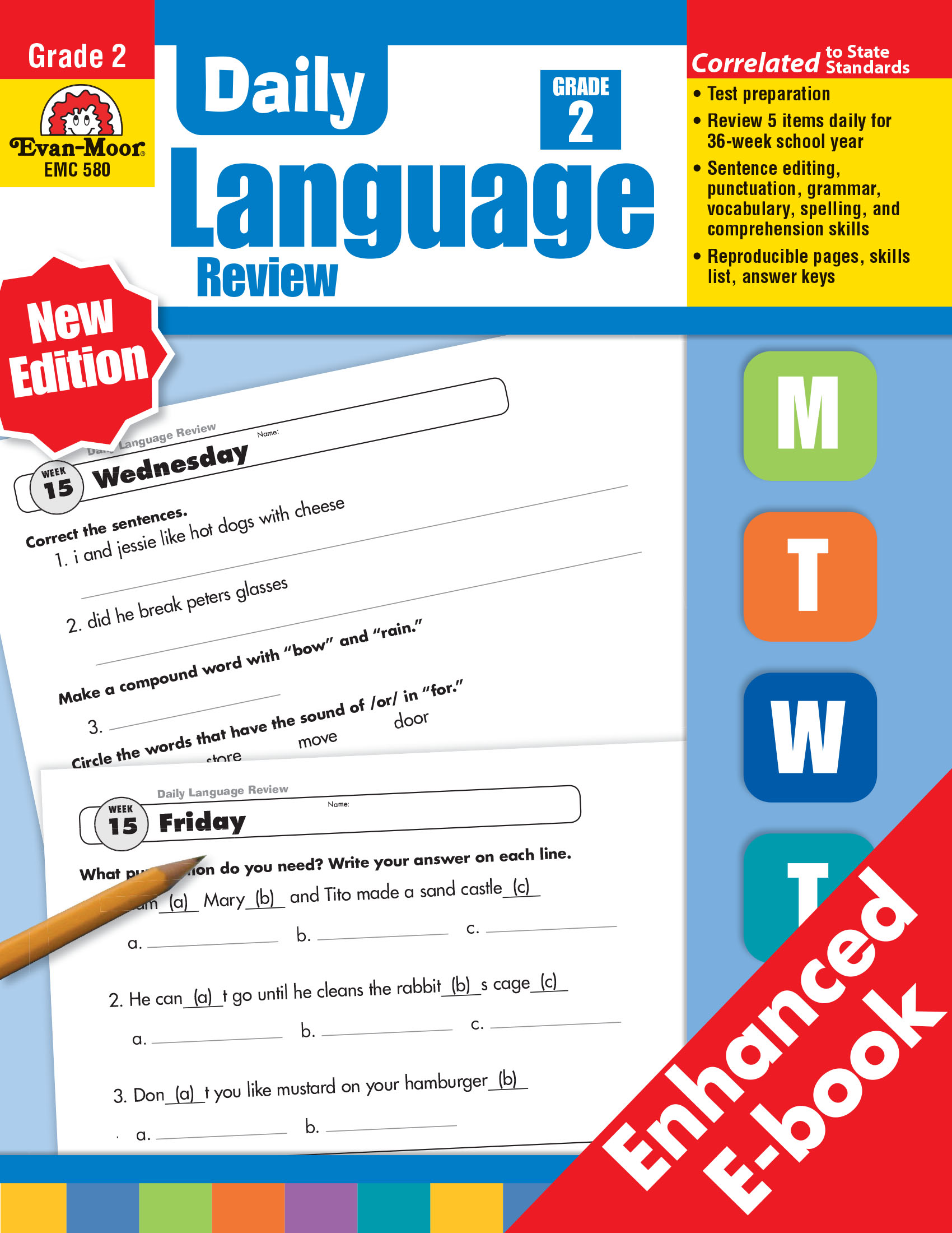 DAILY LANGUAGE REVIEW GRADE 1-8 (Sách đen trắng)