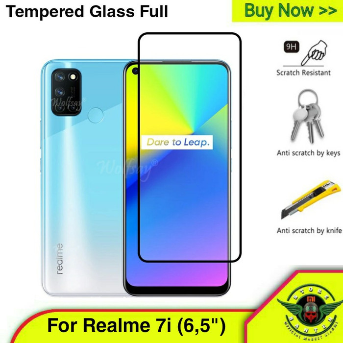 Kính cường lực Realme 7i (Full Màn, Full keo)