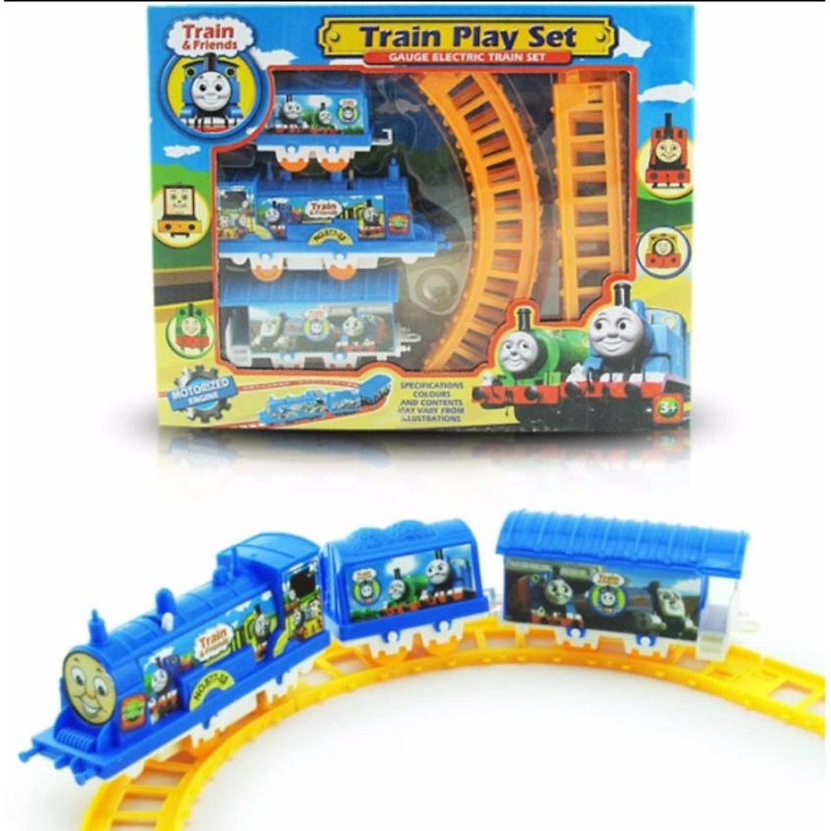 Bộ Đồ Chơi Xe Lửa Lắp Ráp Đường Ray Chạy Pin - Đồ Chơi Giá Rẻ - xe lửa HK mart