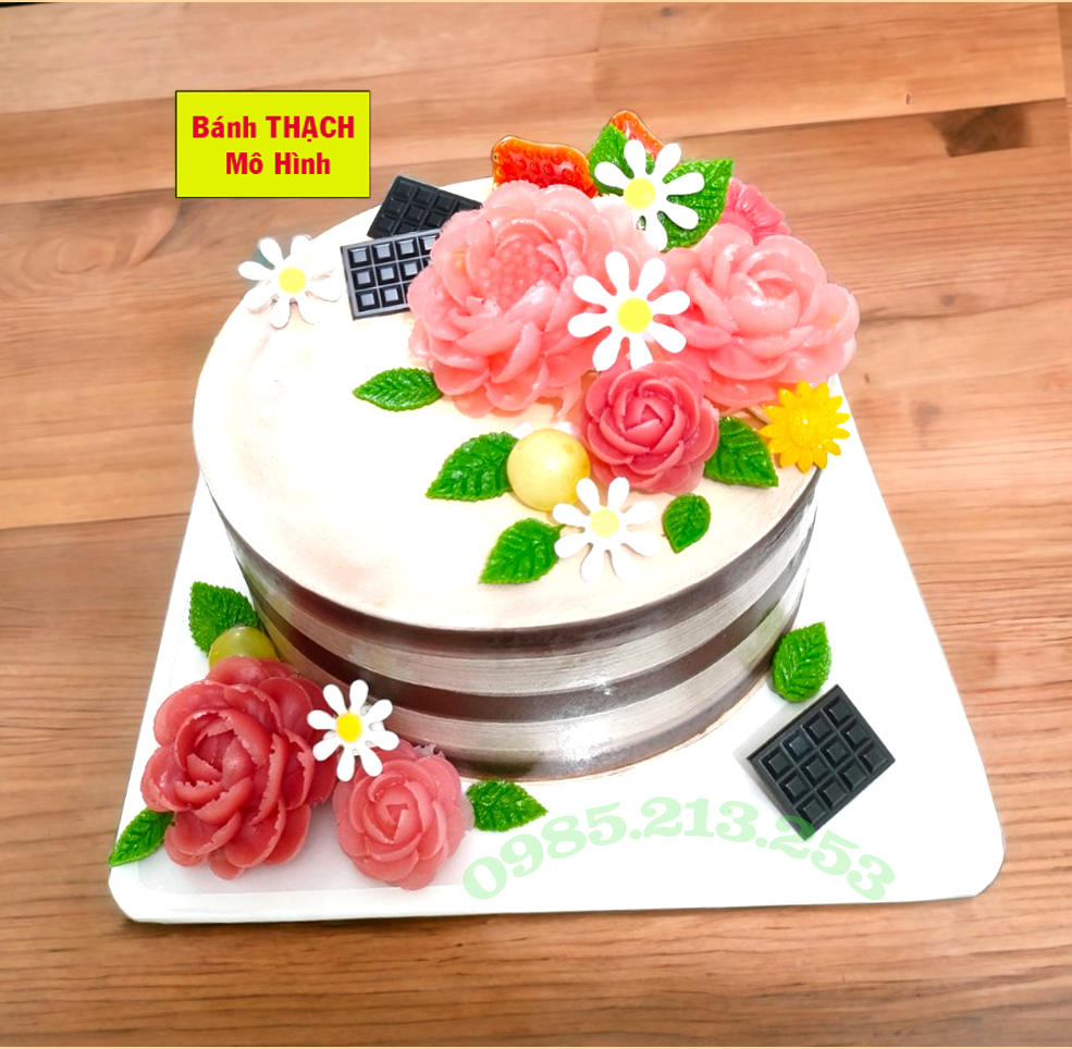 Bánh rau câu giả, bánh thạch mô hình