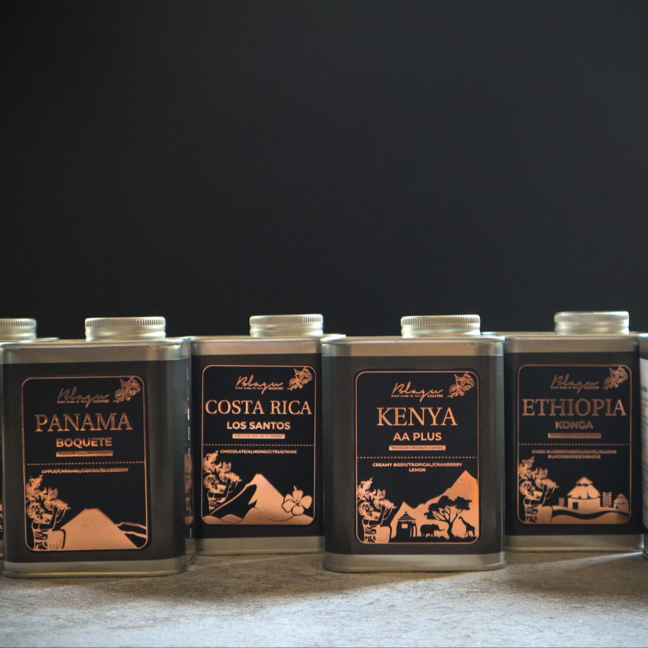 [Premium] Cà phê Blagu hạt đã rang, Bourbon Cầu Đất  Dòng Cà Phê Đặc Sản  100% Arabica - Bourbon  Medium 250g