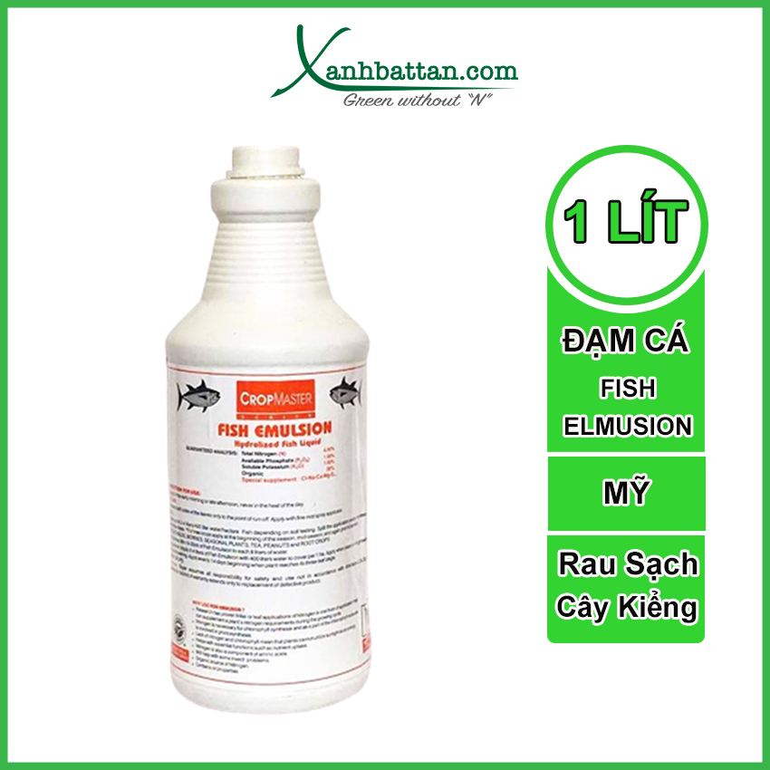 Đạm Cá Thủy Phân Fish Elmusion Nhập Khẩu Chai 1 Lít
