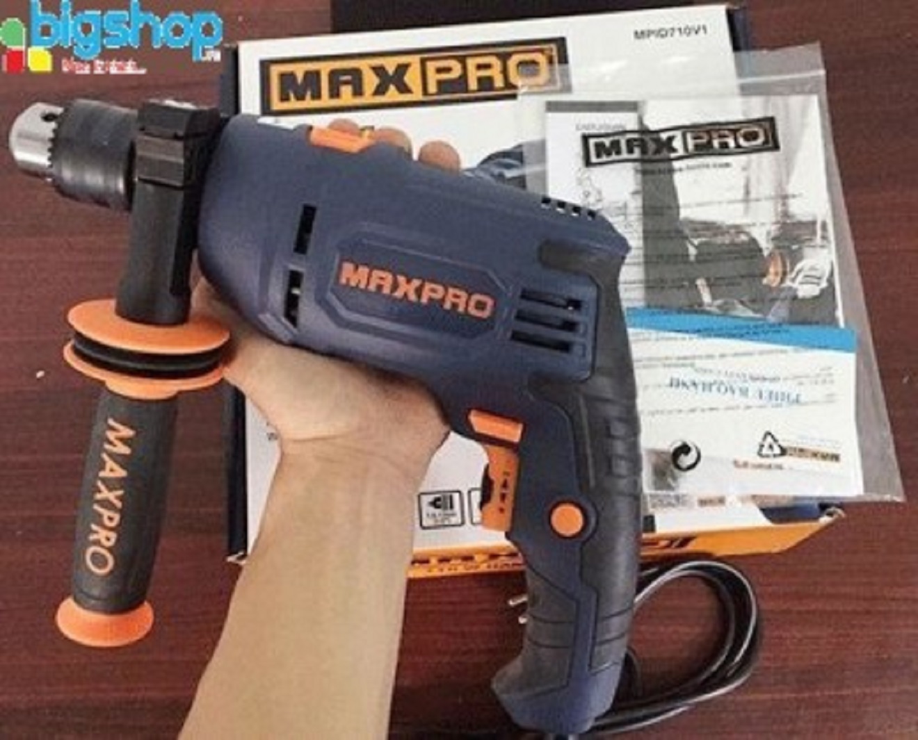 Máy khoan động lực đầu kẹp Maxpro MPID710V2 13mm