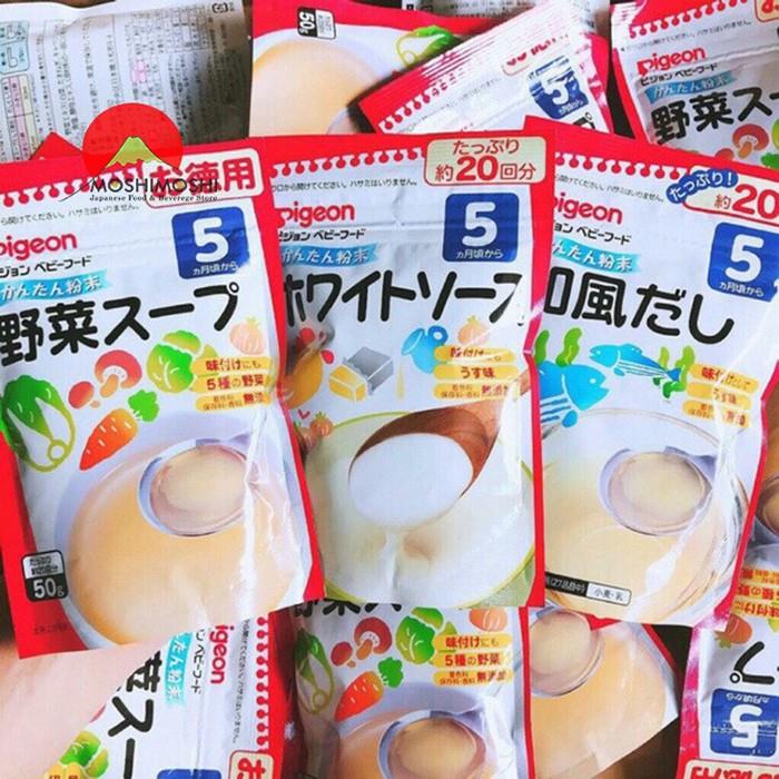 Bột nêm Dashi Pigeon Nhật gói 50G cho bé ăn dặm HOT SALE