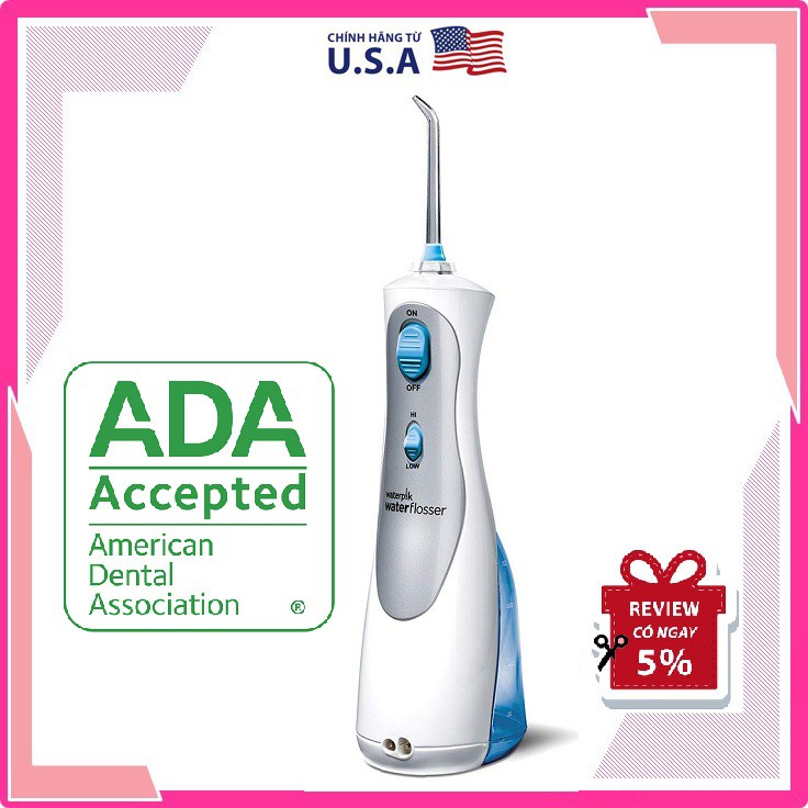 [HCM][USA] Máy Tăm Nước Cầm Tay Waterpik Cordless Water Flosser WP - 450 | WP 462 | WP 463