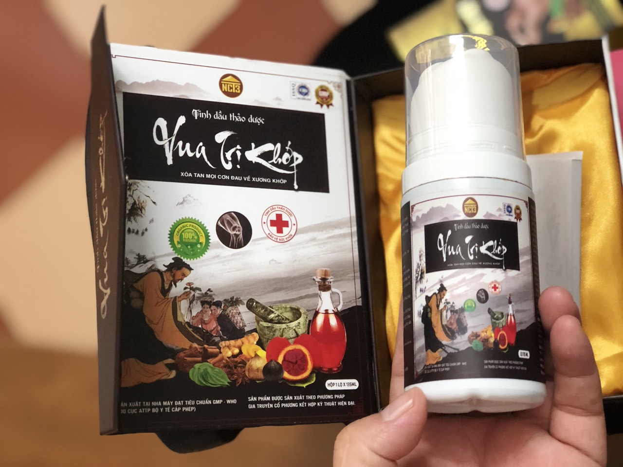 TINH DẦU THẢO DƯỢC VUA TRỊ KHỚP