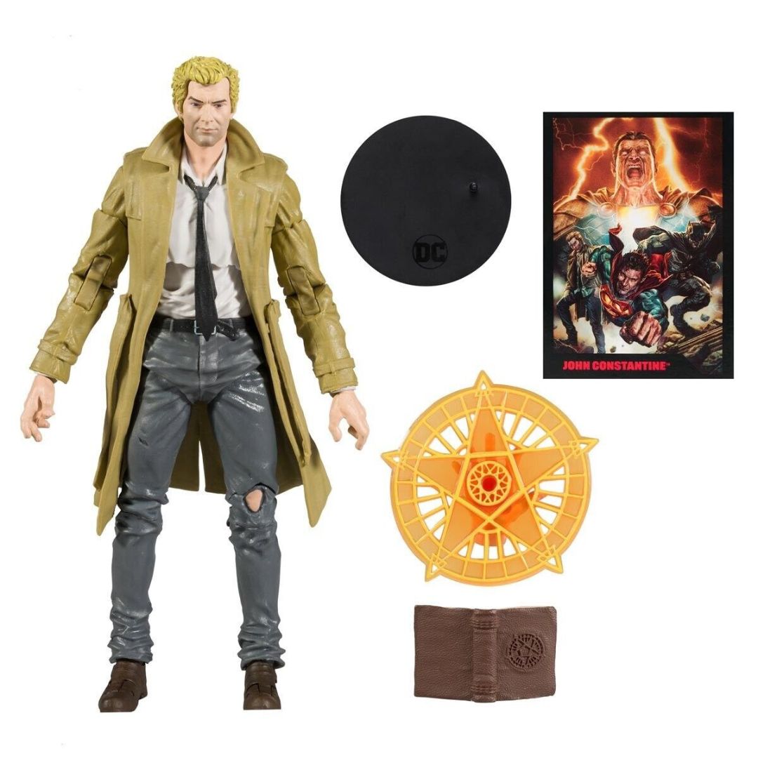 Mô hình Mcfarlane Page Punchers John Constantine dòng DC Multiverse Black Adam Comic 18cm DCMF79