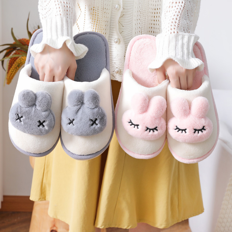 Dép lông hình thỏ đáng yêu