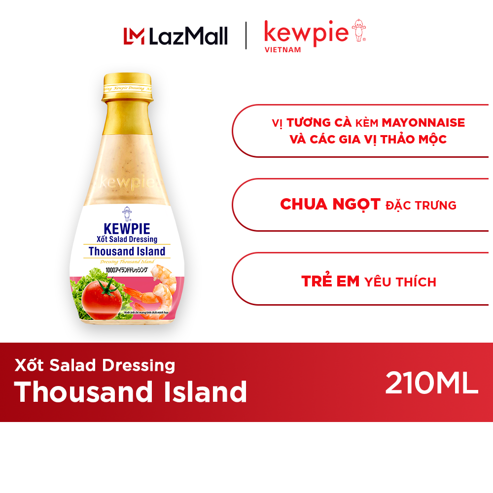 Xốt Salad Dressing Thousand Island Kewpie 210ml