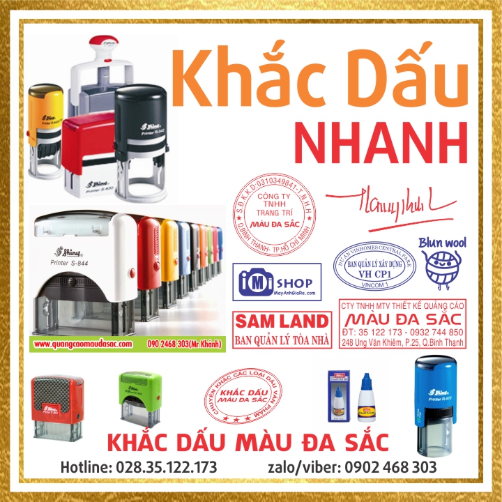 [HCM]dấu công ty chuẩn