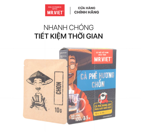 30 HỘP Cà phê phin giấy-  cà phê hương Chồn ( Chon coffee -ground coffee drip bag)100gr
