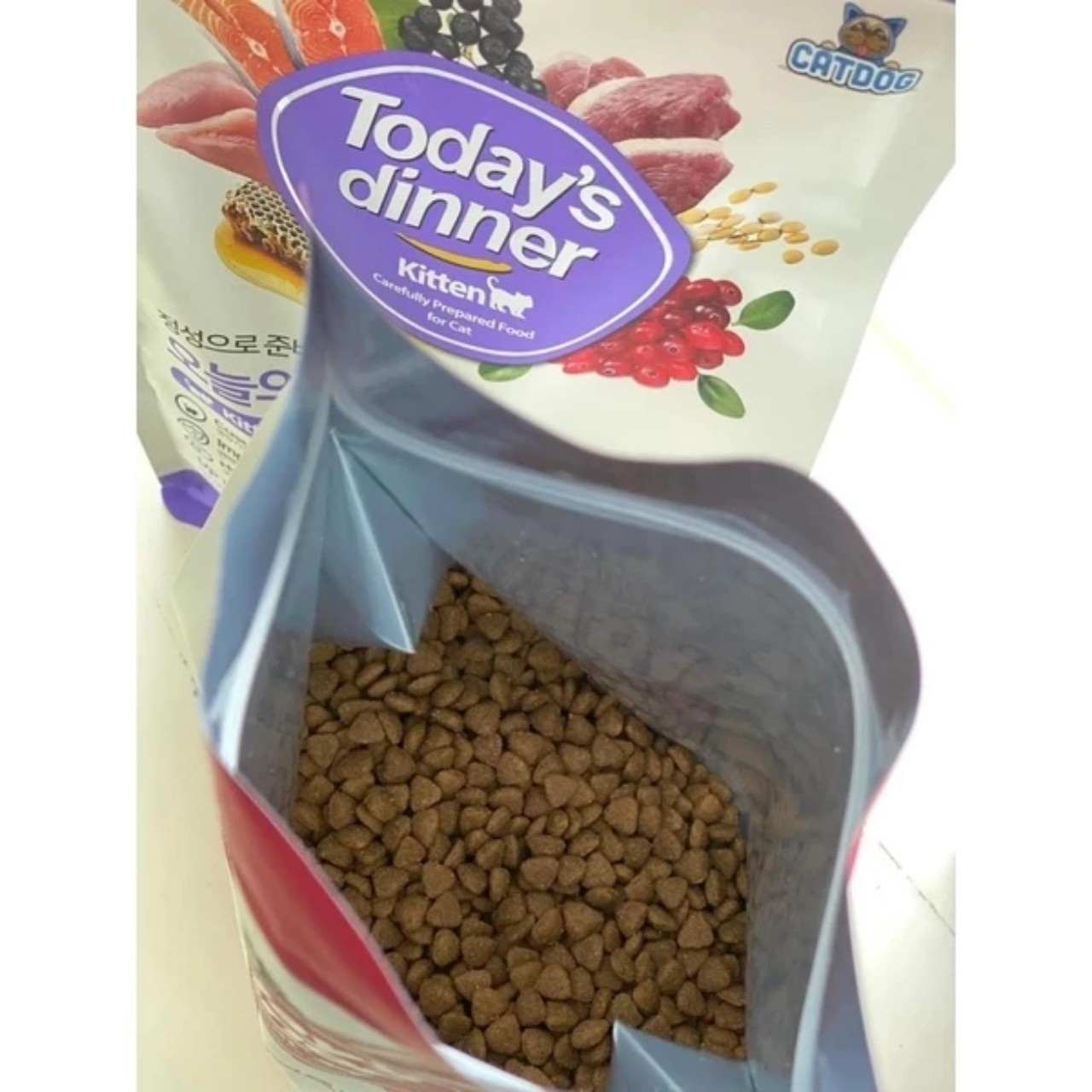 Thức ăn hạt Cho Mèo Mọi Lứa Tuổi Today's Dinner 1KG
