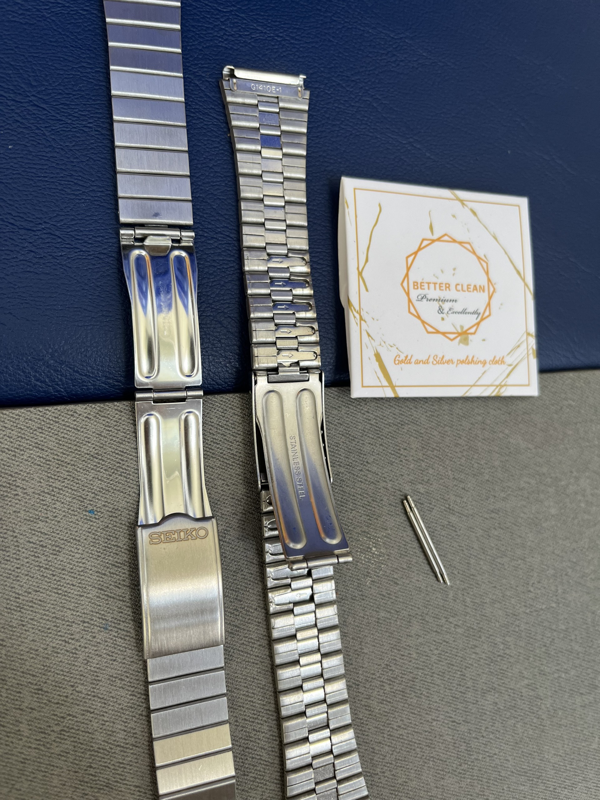 Dây đồng hồ Seiko 5 vỏ chém cạnh