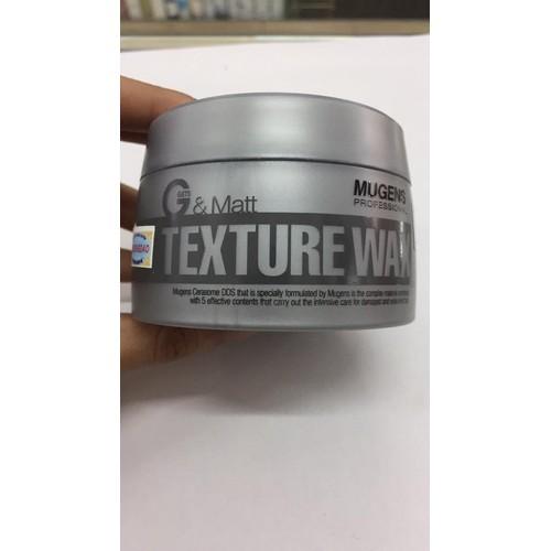 Sáp  vuốt tóc siêu cứng  mugens texture wax 90g